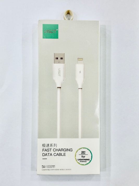 Pack of 10 VISOT USB To iphone Cables (Rs,150 Per Peice Cost)